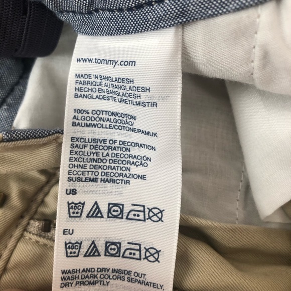 Tommy Hillfiger Chino Tan Beige Pants Size 7 - Picture 6 of 8